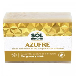 Jabon de azufre 100 g Sol Natural