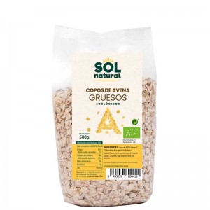 Copos de Avena gruesos bio 500g Sol natural