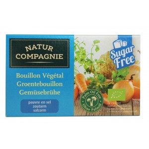 Caldo vegetal bajo en sal BIO (8 cub) 68gr