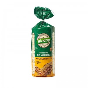 Tortitas de arroz multicereales s/g bio 200g Biocop