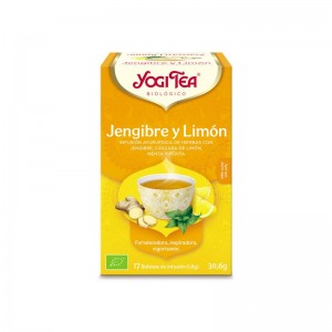 Yogi Tea Jengibre y limon 17 filtros BIO