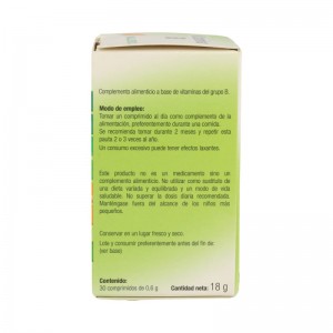 Vitamina B complex 30 comprimidos Vallesol Vitamina B complex 30 comprimidos Vallesol
