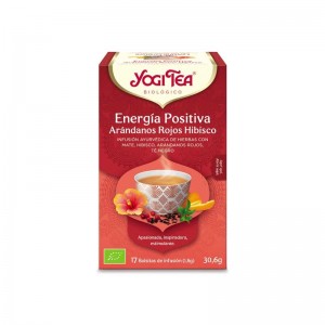 Yogi tea Energia positiva, arandano y hibisco 17 filtros BIO