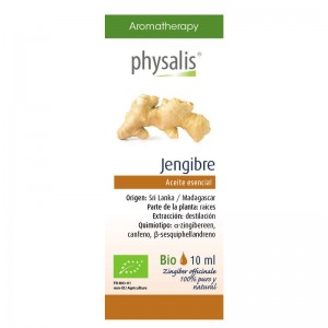 Aceite esencial de jengibre bio 10 ml Physalis