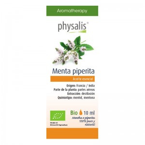 Aceite esencial de menta piperita bio 10 ml Physalis Aceite esencial de menta piperita bio 10 ml Physalis