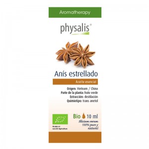 Aceite esencial de anis estrellado bio 10 ml Physalis Aceite esencial de anis estrellado bio 10 ml Physalis
