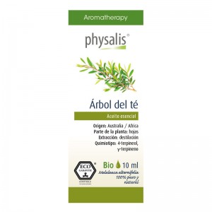 Aceite esencial de arbol del te bio 10 ml Physalis Aceite esencial de arbol del te bio 10 ml Physalis