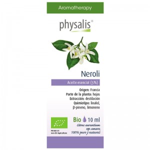 Aceite esencial de neroli (azahar) bio 10ml Physalis Aceite esencial de neroli (azahar) bio 10ml Physalis