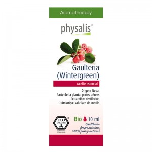 Aceite esencial de gaulteria (wintergreen) bio 10ml Physalis Aceite esencial de gaulteria (wintergreen) bio 10ml Physalis