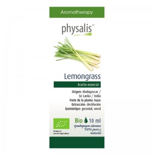 Aceite esencial de lemongrass bio 10ml Physalis Aceite esencial de lemongrass bio 10ml Physalis