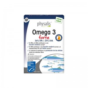 Omega 3 forte EPA + DHA 60 perlas Physalis Omega 3 forte EPA + DHA 60 perlas Physalis