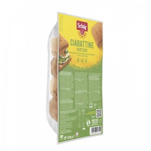 Ciabattine pan chapata rustica 4x50g Schar Ciabattine pan chapata rustica 4x50g Schar