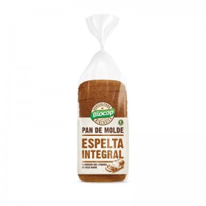 Pan molde espelta integral 400g Biocop Pan molde espelta integral 400g Biocop