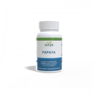 Papaya 600mg 100 comprimidos Sotya Papaya 600mg 100 comprimidos Sotya