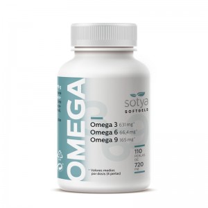 Omega 3, 6 y 9 500mg 110 perlas Sotya