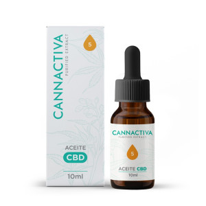 Aceite Purificado CBD Cannabidiol 5% 10ml Cannactiva Aceite Purificado CBD Cannabidiol 5% 10ml Cannactiva