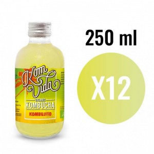 Kombucha Limon, Lima y Hierbabuena (Kombujito) Bio 12x250ml Komvida Kombucha Limon, Lima y Hierbabuena (Kombujito) Bio 12x250ml Komvida