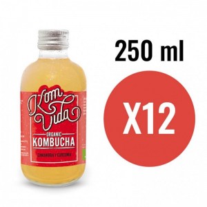 Kombucha Zanahorias y Cúrcuma Bio 12x250ml Komvida Kombucha Zanahorias y Cúrcuma Bio 12x250ml Komvida