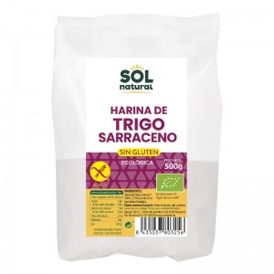 Harina de trigo sarraceno sin gluten bio 500g Sol Natural