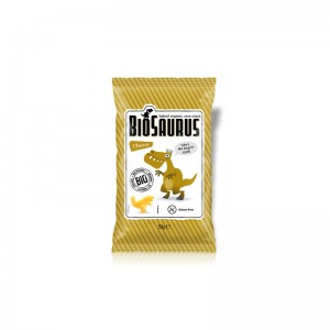 Snack sabor queso sin gluten Bio 50g BioSaurus