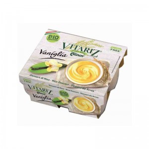 Postre de arroz vainilla Bio 4x100g Vitariz