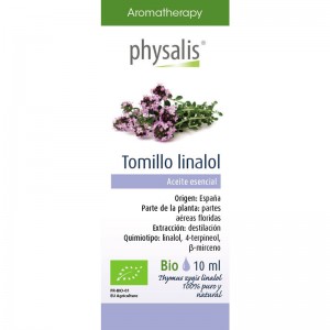 Aceite esencial de tomillo linalol bio 10ml Physalis Aceite esencial de tomillo linalol bio 10ml Physalis