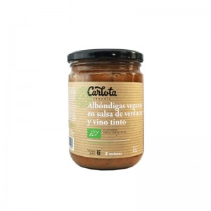 Albondigas veganas en salsa de verduras Bio 425g Carlota Organic