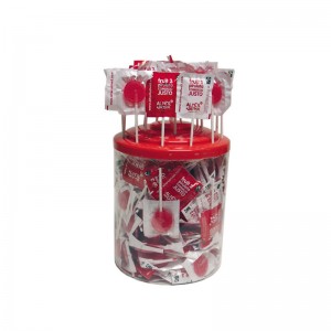 Piruletas de cereza bio expositor 200 uds. Alternativa 3