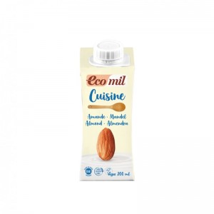 Crema para cocinar de almendra cuisine Bio 200ml Ecomil