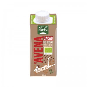 Bebida de avena con cacao y calcio bio 200ml Naturgreen