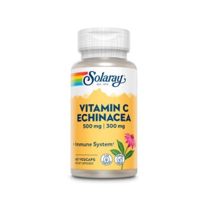 Vitamin C 500mg & Echinacea 300mg 60vcaps Solaray