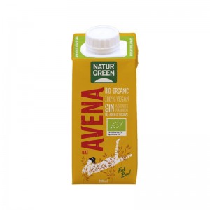 Bebida de avena con calcio bio 200ml Naturgreen