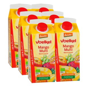 Zumo de Mango con multifrutas Bio 6x750ml Voelkel Zumo de Mango con multifrutas Bio 6x750ml Voelkel