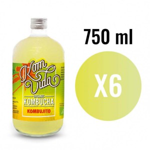 Kombucha Limon, Lima y Hierbabuena (Kombujito) Bio 6x750ml Komvida