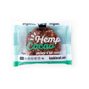 Galleta con cañamo & cacao Bio 12x50g Kookie Cat Galleta con cañamo & cacao Bio 12x50g Kookie Cat
