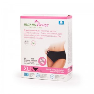 Braguita menstrual algodon bio talla XL Masmi Braguita menstrual algodon bio talla XL Masmi