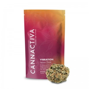 Flor de CBD Premium Vibration-Lemon Haze 2g Cannactiva