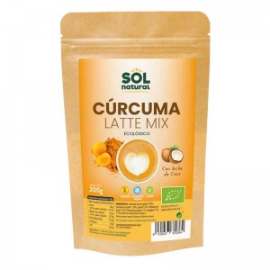 Curcuma latte mix Bio 200g Sol Natural