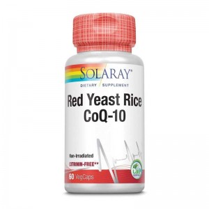 Red Yeast Rice Plus Q10 60 vcaps Solaray