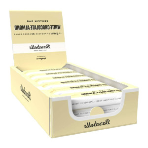 Barrita proteica chocolate blanco almendras-White Chocolate Almond 12x55g Barebells
