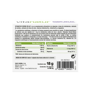 Dormi Relax sueño y relajacion 30 capsulas Vitanatur