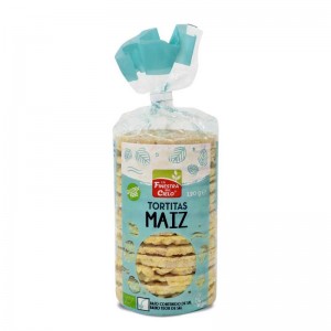 Tortitas de maiz con sal sin gluten bio 120 g La Finestra