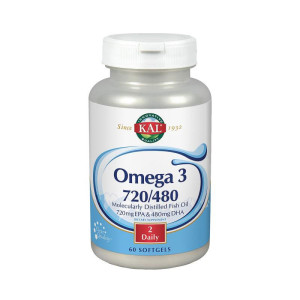 Omega 3 720/480 60 perlas KAL Omega 3 720/480 60 perlas KAL