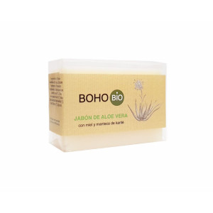 Jabon Aloe vera con miel y manteca de karite Bio 100g BOHO Jabon Aloe vera con miel y manteca de karite Bio 100g BOHO