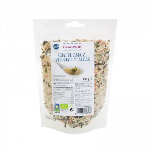 Sopa juliana con algas bio 150g Algamar