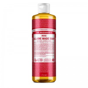 Jabon liquido rosas bio 475ml Dr. Bronner's