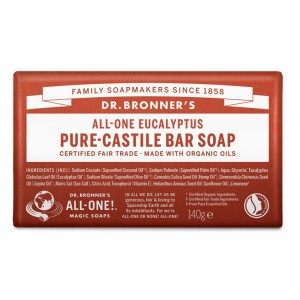 Pastilla de jabon de eucalipto bio 140g Dr. Bronner's