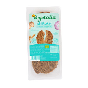 Vegeburguer de seitan y shiitake bio 160g Vegetalia