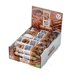 Barrita nueces pecan y canela Bio 15x30g Nuts&Berries