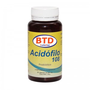 Acidofilo-108 60 capsulas BTD Acidofilo-108 60 capsulas BTD